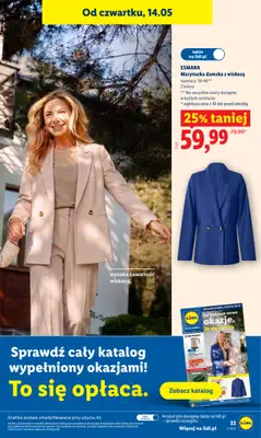 Lidl - gazetka promocyjna Oferta od czwartku od czwartku 14.05 do soboty 16.05 - strona 33