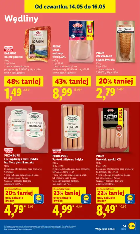 Lidl - gazetka promocyjna Oferta od czwartku od czwartku 14.05 do soboty 16.05 - strona 57