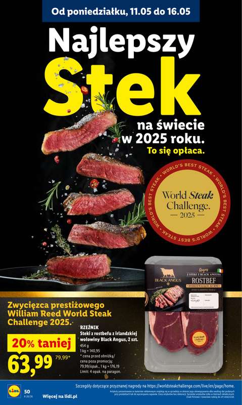 Lidl - gazetka promocyjna Oferta od czwartku od czwartku 14.05 do soboty 16.05 - strona 52