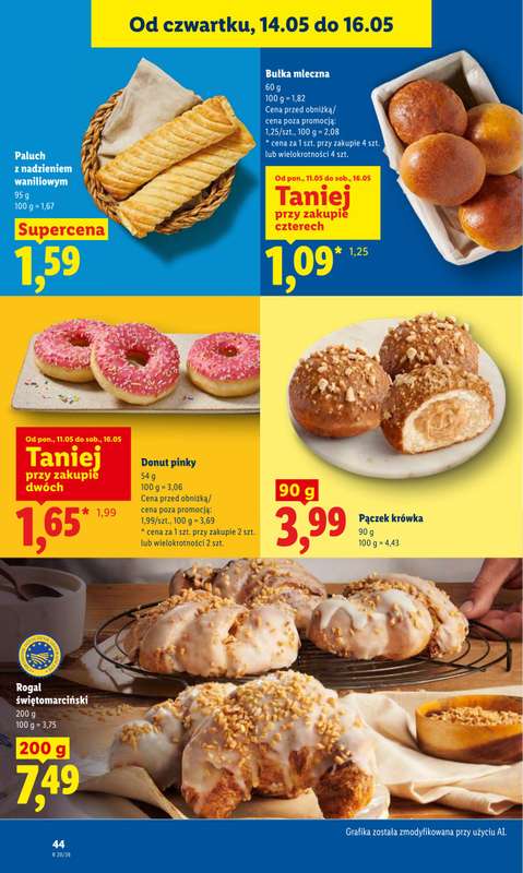 Lidl - gazetka promocyjna Oferta od czwartku od czwartku 14.05 do soboty 16.05 - strona 46