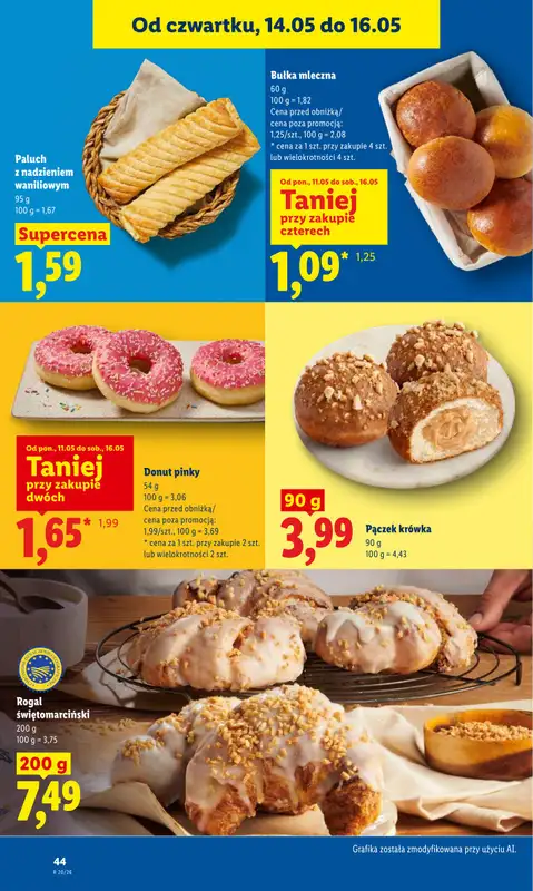 Lidl - gazetka promocyjna Oferta od czwartku od czwartku 14.05 do soboty 16.05 - strona 46