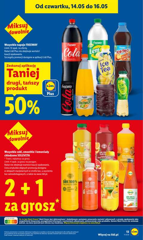 Lidl - gazetka promocyjna Oferta od czwartku od czwartku 14.05 do soboty 16.05 - strona 13