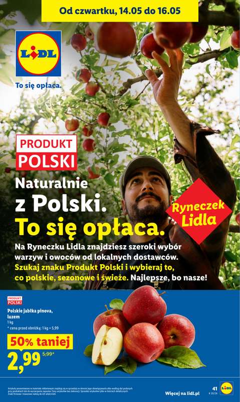 Lidl - gazetka promocyjna Oferta od czwartku od czwartku 14.05 do soboty 16.05 - strona 41