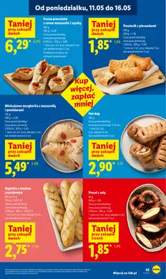 Lidl - gazetka promocyjna Oferta od czwartku od czwartku 14.05 do soboty 16.05 - strona 47