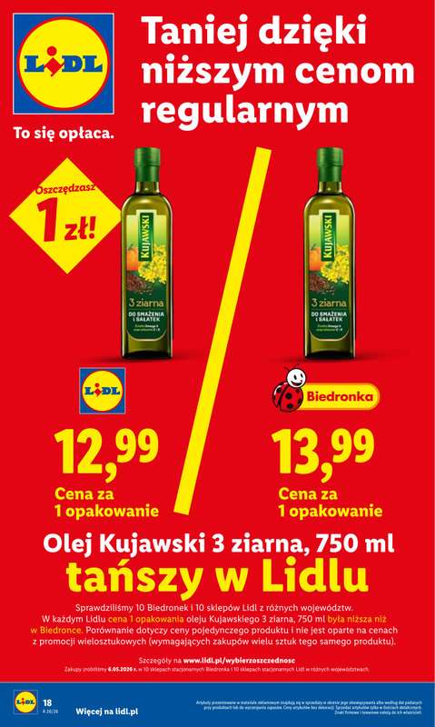 Lidl - gazetka promocyjna Oferta od czwartku od czwartku 14.05 do soboty 16.05 - strona 18