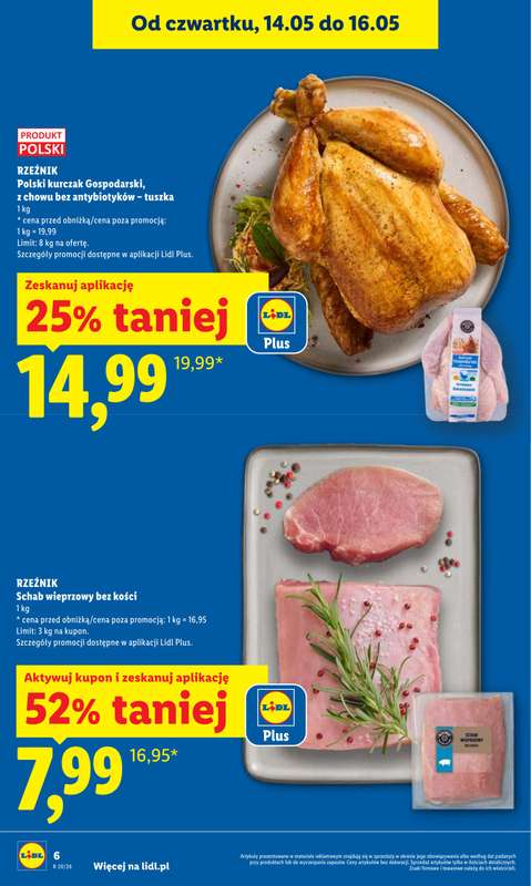 Lidl - gazetka promocyjna Oferta od czwartku od czwartku 14.05 do soboty 16.05 - strona 6