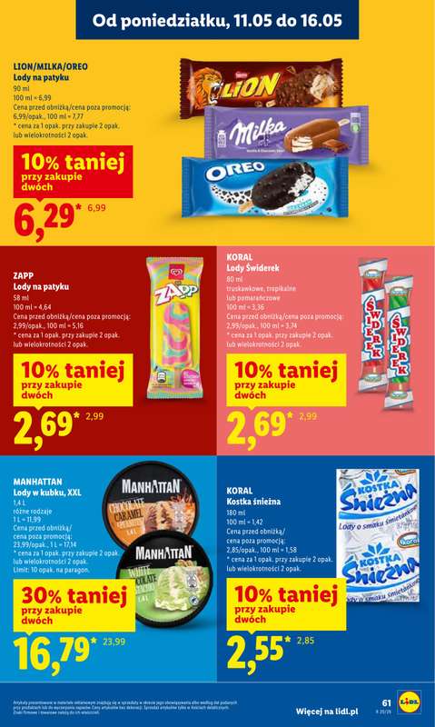 Lidl - gazetka promocyjna Oferta od czwartku od czwartku 14.05 do soboty 16.05 - strona 65
