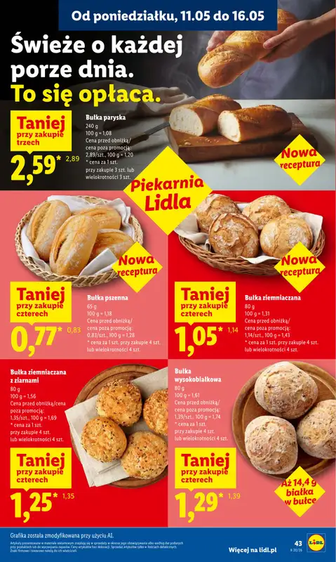Lidl - gazetka promocyjna Oferta od czwartku od czwartku 14.05 do soboty 16.05 - strona 45