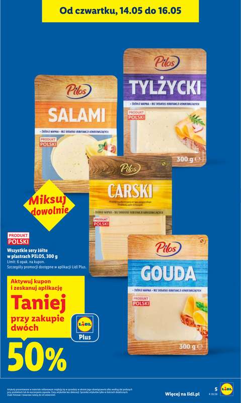 Lidl - gazetka promocyjna Oferta od czwartku od czwartku 14.05 do soboty 16.05 - strona 5