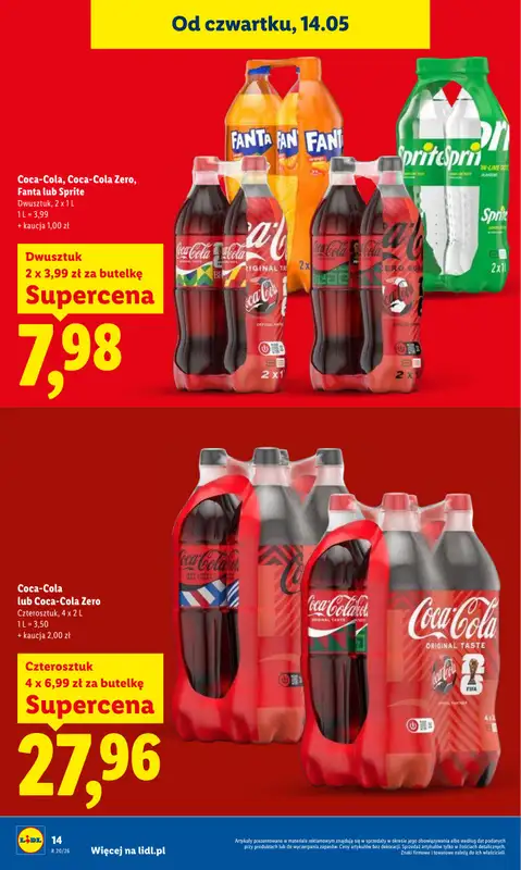 Lidl - gazetka promocyjna Oferta od czwartku od czwartku 14.05 do soboty 16.05 - strona 14