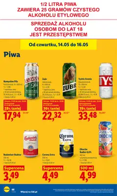 Lidl - gazetka promocyjna Oferta od czwartku od czwartku 14.05 do soboty 16.05 - strona 72