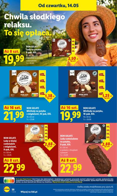 Lidl - gazetka promocyjna Oferta od czwartku od czwartku 14.05 do soboty 16.05 - strona 62