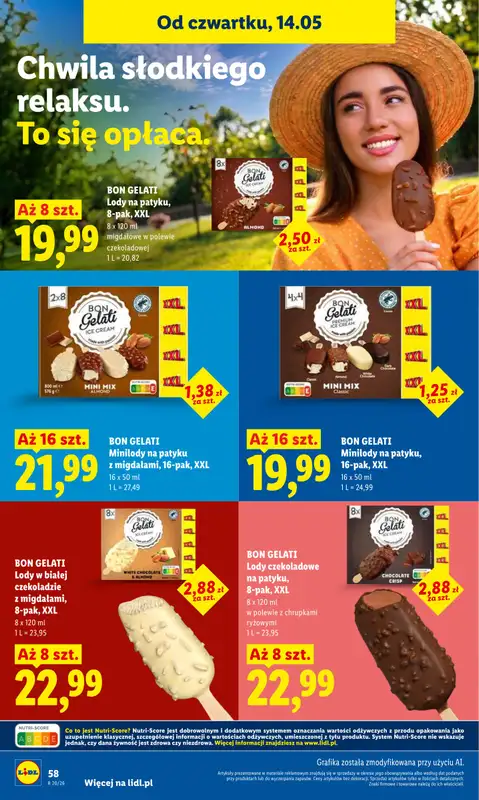 Lidl - gazetka promocyjna Oferta od czwartku od czwartku 14.05 do soboty 16.05 - strona 62