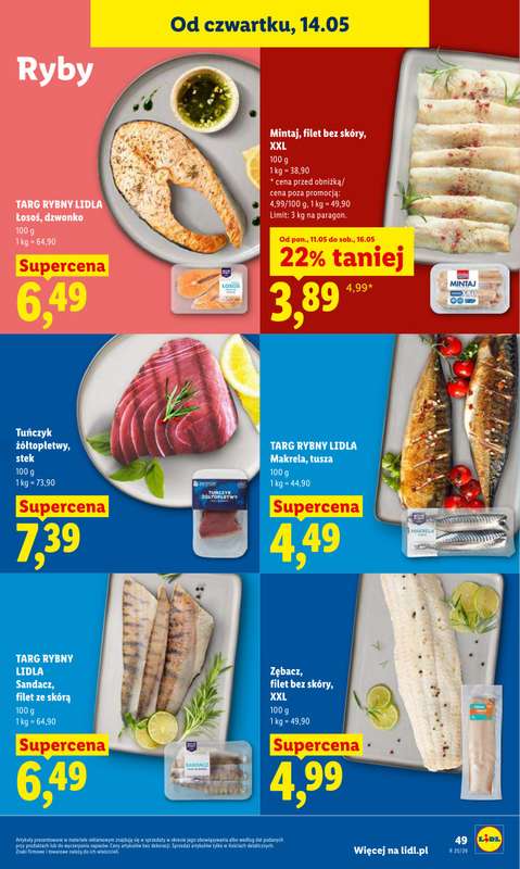 Lidl - gazetka promocyjna Oferta od czwartku od czwartku 14.05 do soboty 16.05 - strona 51