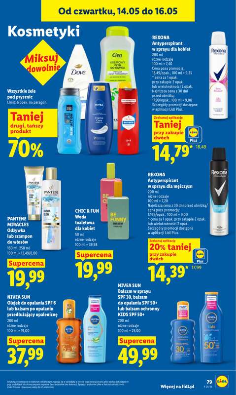 Lidl - gazetka promocyjna Oferta od czwartku od czwartku 14.05 do soboty 16.05 - strona 85