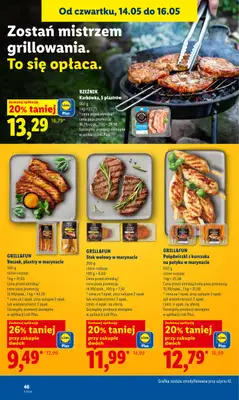 Lidl - gazetka promocyjna Oferta od czwartku od czwartku 14.05 do soboty 16.05 - strona 48
