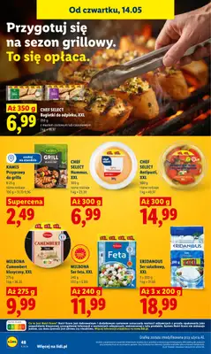 Lidl - gazetka promocyjna Oferta od czwartku od czwartku 14.05 do soboty 16.05 - strona 50