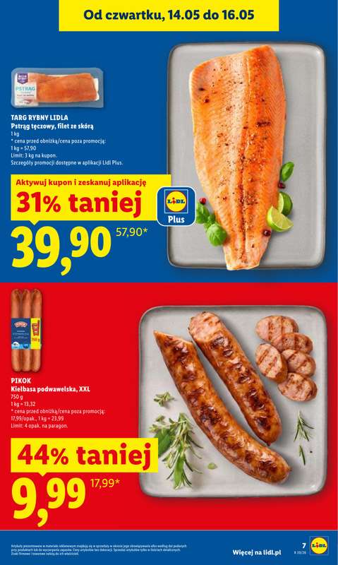Lidl - gazetka promocyjna Oferta od czwartku od czwartku 14.05 do soboty 16.05 - strona 7