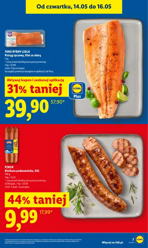 Lidl - gazetka promocyjna Oferta od czwartku od czwartku 14.05 do soboty 16.05 - strona 7
