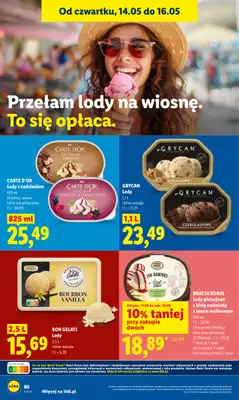 Lidl - gazetka promocyjna Oferta od czwartku od czwartku 14.05 do soboty 16.05 - strona 64