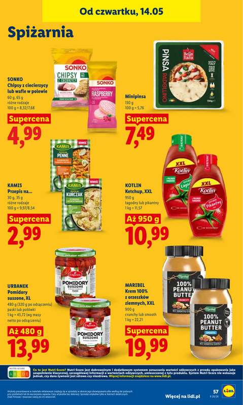 Lidl - gazetka promocyjna Oferta od czwartku od czwartku 14.05 do soboty 16.05 - strona 61