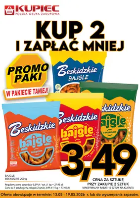 Kupiec - gazetka promocyjna Promopaki od środy 13.05 do wtorku 19.05 - strona 2