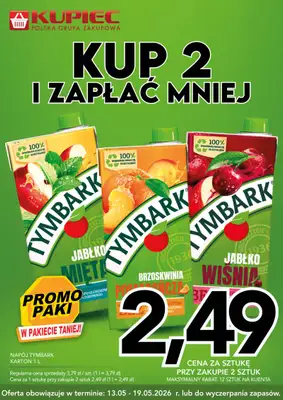 Kupiec - gazetka promocyjna Promopaki od środy 13.05 do wtorku 19.05 - strona 10