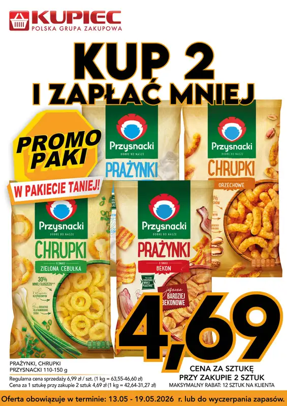 Kupiec - gazetka promocyjna Promopaki od środy 13.05 do wtorku 19.05 - strona 8