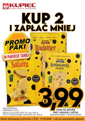 Kupiec - gazetka promocyjna Promopaki od środy 13.05 do wtorku 19.05 - strona 9