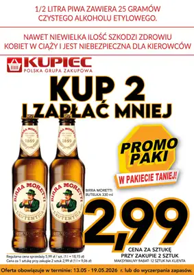 Kupiec - gazetka promocyjna Promopaki od środy 13.05 do wtorku 19.05 - strona 6