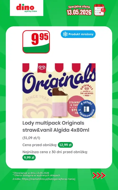 Dino - gazetka promocyjna Specjalna oferta na 13.05.2026 - promocje spoza gazetki od środy 13.05 do środy 13.05 - strona 9
