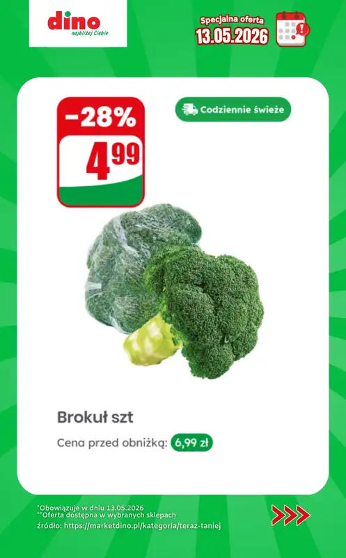 Dino - gazetka promocyjna Specjalna oferta na 13.05.2026 - promocje spoza gazetki od środy 13.05 do środy 13.05 - strona 3