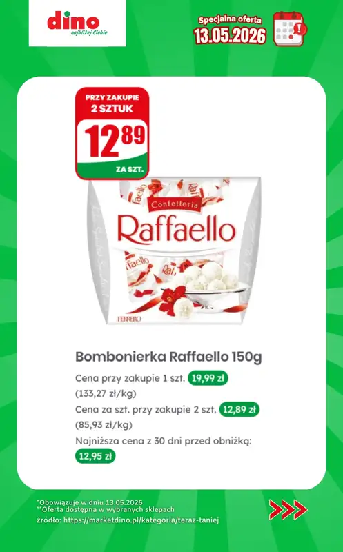 Dino - gazetka promocyjna Specjalna oferta na 13.05.2026 - promocje spoza gazetki od środy 13.05 do środy 13.05 - strona 6