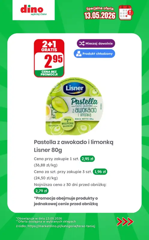 Dino - gazetka promocyjna Specjalna oferta na 13.05.2026 - promocje spoza gazetki od środy 13.05 do środy 13.05 - strona 11