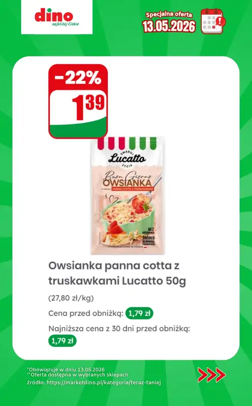 Dino - gazetka promocyjna Specjalna oferta na 13.05.2026 - promocje spoza gazetki od środy 13.05 do środy 13.05 - strona 10