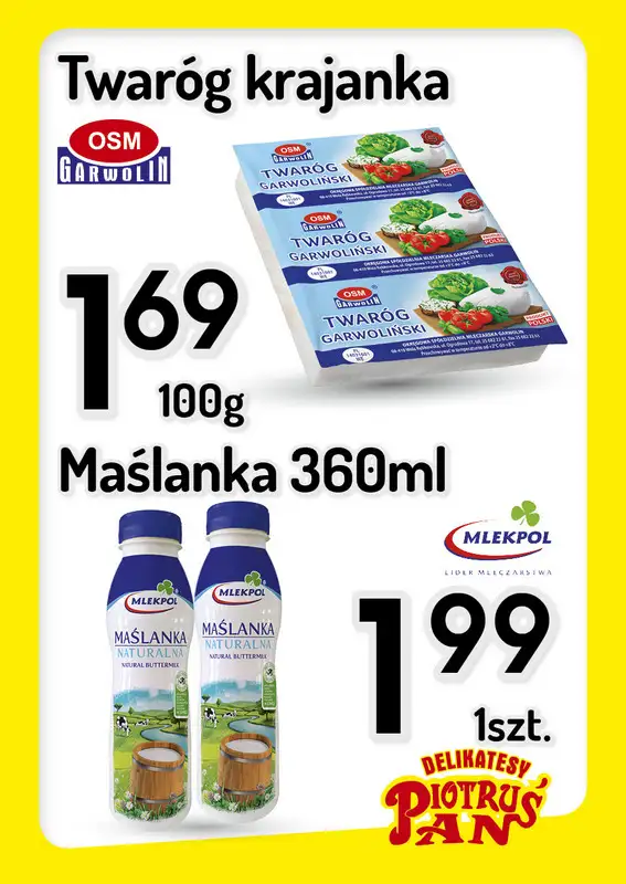 Delikatesy Piotruś Pan - gazetka promocyjna Plakaty promocyjne od środy 13.05 do środy 20.05 - strona 2