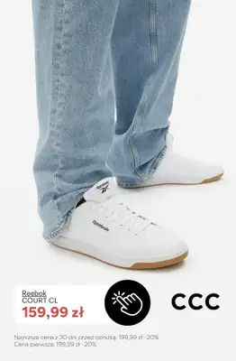 CCC - gazetka promocyjna Męskie BIAŁE SNEAKERSY od środy 13.05  - strona 3