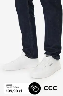 CCC - gazetka promocyjna Męskie BIAŁE SNEAKERSY od środy 13.05  - strona 10