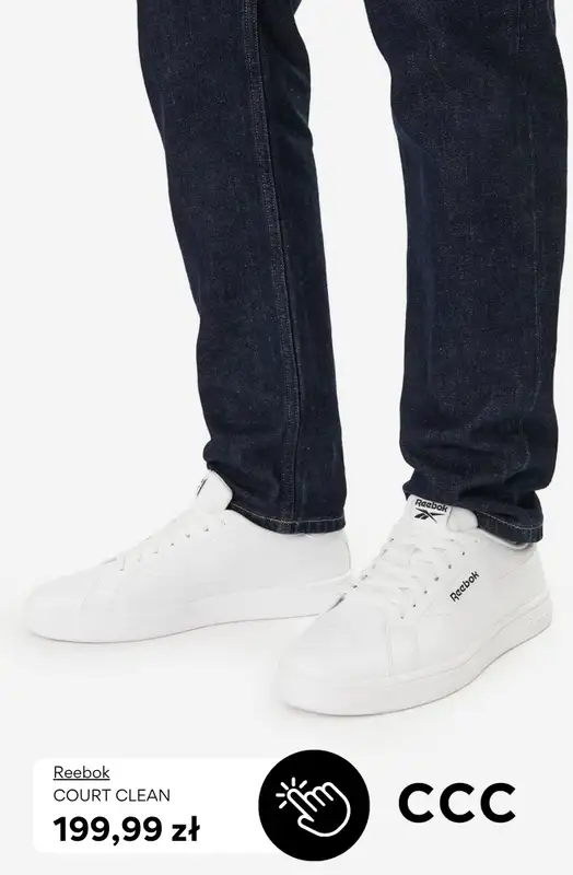 CCC - gazetka promocyjna Męskie BIAŁE SNEAKERSY od środy 13.05  - strona 10
