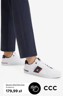 CCC - gazetka promocyjna Męskie BIAŁE SNEAKERSY od środy 13.05  - strona 6