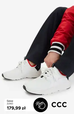 CCC - gazetka promocyjna Męskie BIAŁE SNEAKERSY od środy 13.05  - strona 7