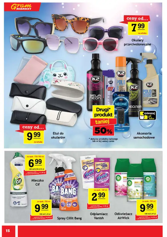 Gram Market - gazetka promocyjna Gazetka od środy 13.05 do wtorku 19.05 - strona 15