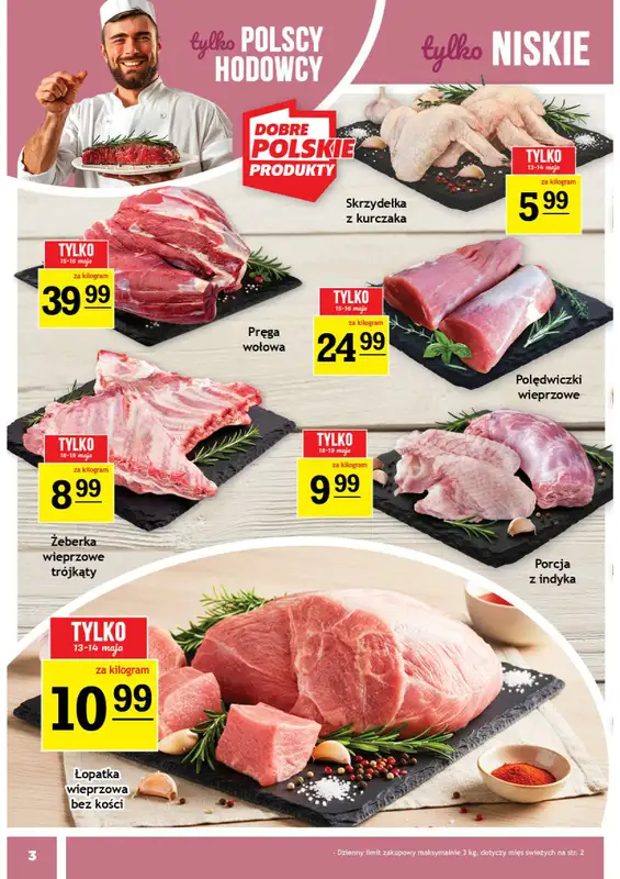 Gram Market - gazetka promocyjna Gazetka od środy 13.05 do wtorku 19.05 - strona 3