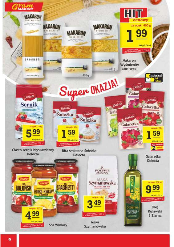 Gram Market - gazetka promocyjna Gazetka od środy 13.05 do wtorku 19.05 - strona 9
