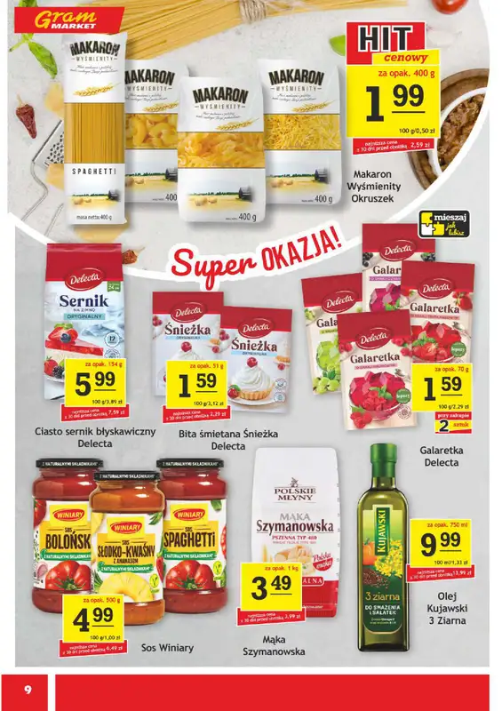 Gram Market - gazetka promocyjna Gazetka od środy 13.05 do wtorku 19.05 - strona 9