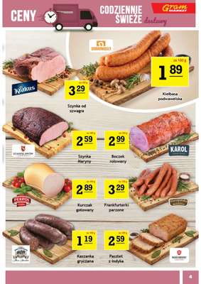 Gram Market - gazetka promocyjna Gazetka od środy 13.05 do wtorku 19.05 - strona 4