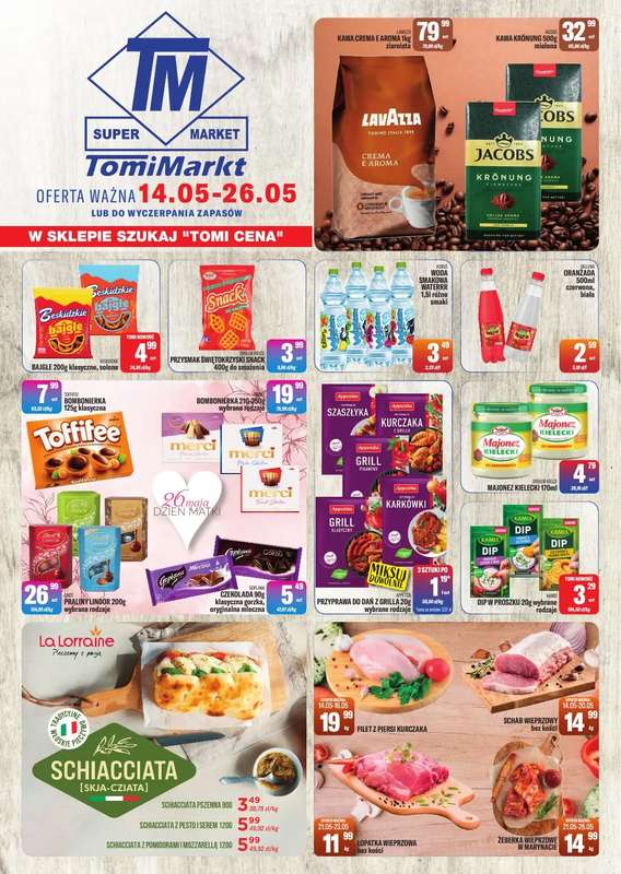 Tomi Markt - gazetka promocyjna Gazetka od czwartku 14.05 do wtorku 26.05