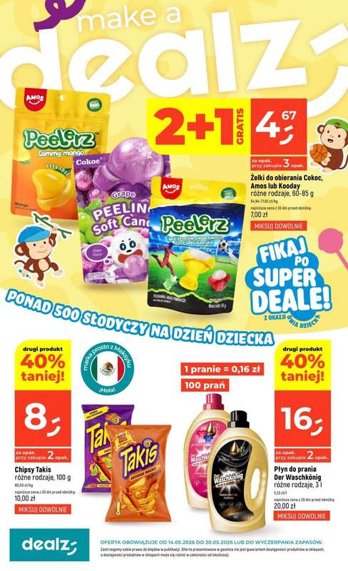 Dealz - gazetka promocyjna Make a Dealz! od czwartku 14.05 do środy 20.05