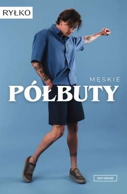 Ryłko - gazetka promocyjna Białe półbuty męskie od środy 13.05 