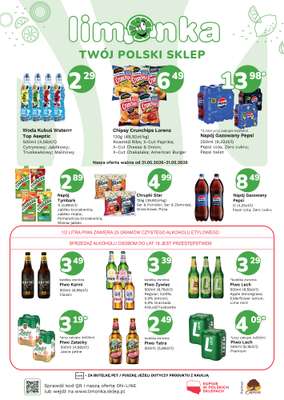 Limonka - gazetka promocyjna Plakaty promocyjne od czwartku 21.05 do niedzieli 31.05